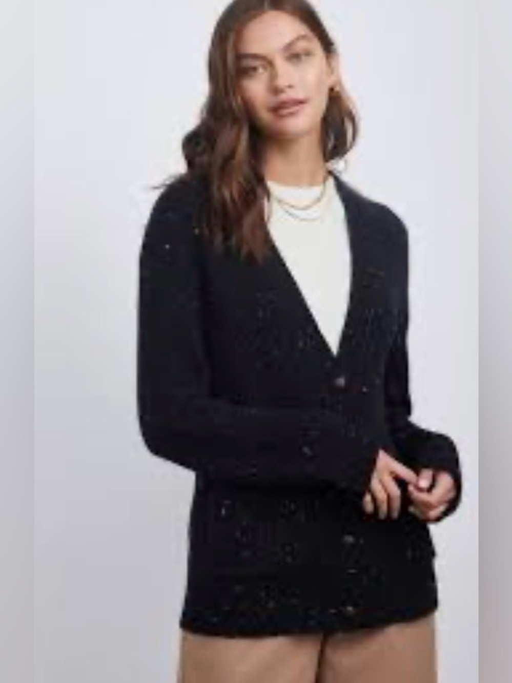 Rails Women’s Runi Confetti Wool Blend Cardigan Sweater Size Medium